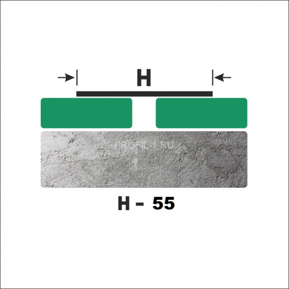 Полоса из нержавеющей стали 55 мм FB 55 P полированная сталь 300 см