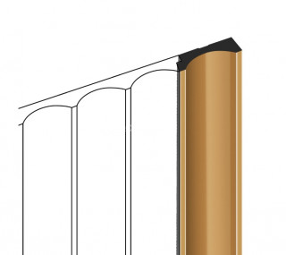 Финишный молдинг HiWood LF139B G365 бежевый 12х34 мм 2,7 м Финишный молдинг HiWood LF139B G365 бежевый 12х34 мм 2,7 м