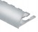 Профиль для плитки С-образный алюминий гибкий 10 мм PV20-03 серебро блестящее 2,7 м