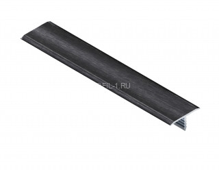 Т-профиль алюминиевый 15 мм NEEXY PV35-46 BBL-D черный блестящий браш 2.7 м