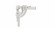 Декоративный уголок для молдингов Decor-Dizayn C3-DD002 полиуретан белый, под покраску 280х280х19 мм