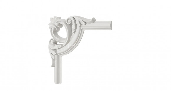Декоративный уголок для молдингов Decor-Dizayn C3-DD002 полиуретан белый, под покраску 280х280х19 мм Декоративный уголок для молдингов Decor-Dizayn C3-DD002 полиуретан белый, под покраску 280х280х19 мм