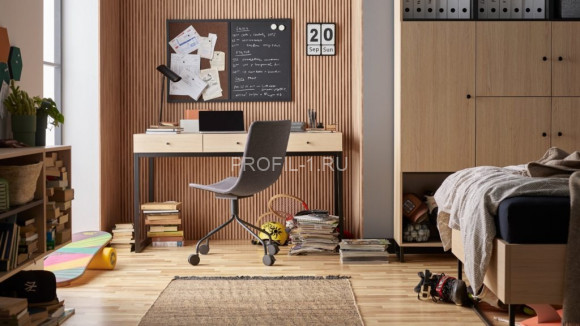 Левая планка для реечной панели VOX LINERIO S-LINE дерево 2650х28х12 мм Левая планка для реечной панели VOX LINERIO S-LINE дерево 2650х28х12 мм