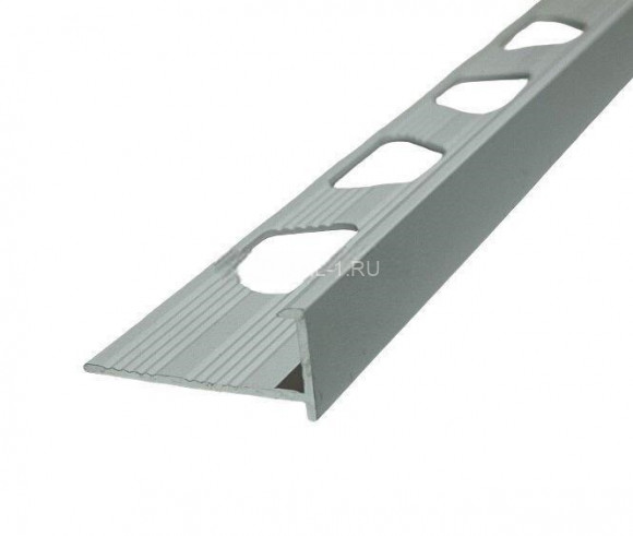 Алюминиевый L-профиль 12 мм ПО-203 бежевый муар 2.7 м