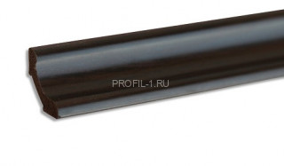 Галтель ПВХ Lemal вогнутая 20х20 мм Цвет 8695 Венге 2,7 м