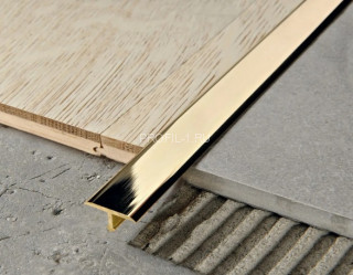 Т-профиль латунь 20 мм Progress Profiles PCROL 209 полированный 2,7 м