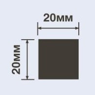 Молдинг HiWood D20V1 белый 20х20 мм 200 см Молдинг HiWood D20V1 белый 20х20 мм 200 см