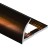 Профиль С-образный алюминий для плитки 12 мм PV09-11 eco коричневый блестящий 2,7 м