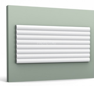 Декоративная стеновая панель 3D Orac Decor W110 белая полиуретан 250х16 мм 2м