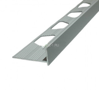 Алюминиевый L-профиль 12 мм ПО-203 белый муар 2.7 м Алюминиевый L-профиль 12 мм ПО-203 белый муар 2.7 м