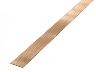 Полоса 20 мм из нержавеющей стали SS 304 FBS 20 RB S.S.304 розовое золото браш 3 м