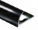 Профиль С-образный алюминий для плитки 12 мм PV09-19 eco черный блестящий 2,7 м