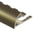 Профиль для плитки С-образный алюминий гибкий 10 мм PV20-09 шампань блестящая 2,7 м