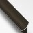 Уголок для плитки внутренний универсальный алюминий 10 мм PV30-10 коричневый матовый 2,7 м