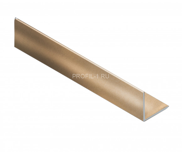Алюминиевый уголок 10х10 мм NEEXY PV60-05 BG золото блестящее 2.7 м