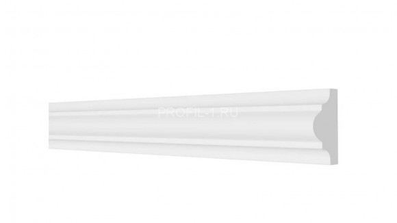 Молдинг Decor-Dizayn DD002 полистирол белый, под покраску 40х19х2000 мм