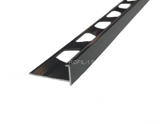 Алюминиевый L-профиль 12 мм ПО-203 бронза глянец 2.7 м Алюминиевый L-профиль 12 мм ПО-203 бронза глянец 2.7 м