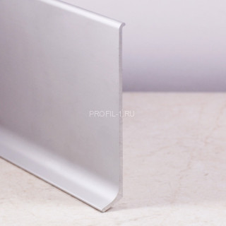 Алюминиевый напольный плинтус 60 мм ПЛ-60 без покрытия 3 м Алюминиевый напольный плинтус 60 мм ПЛ-60 без покрытия 3 м