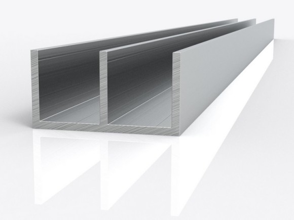 Алюминиевый профиль ш-образный 15,6х6,8х1,2 ал265 мм 3м