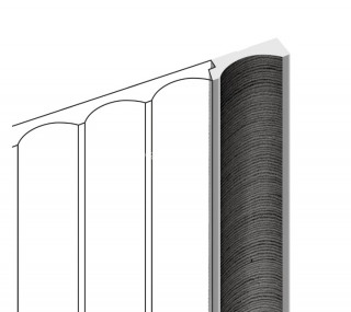 Финишный молдинг HiWood LF139B GR26 под дерево 12х34 мм 2,7 м Финишный молдинг HiWood LF139B GR26 под дерево 12х34 мм 2,7 м