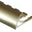 Профиль для плитки С-образный алюминий гибкий 10 мм PV20-13 песок блестящий 2,7 м