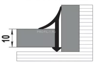 Уголок для плитки внутренний универсальный алюминий 10 мм PV30-18 черный матовый 2,7 м Уголок для плитки внутренний универсальный алюминий 10 мм PV30-18 черный матовый 2,7 м