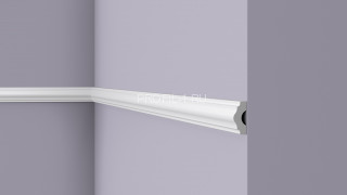 Молдинг NMC Wallstyl WL3 белый полистирол 15х40 мм 2м Молдинг NMC Wallstyl WL3 белый полистирол 15х40 мм 2м