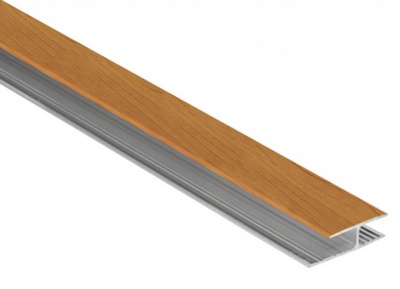 Алюминиевый профиль для ламината соединяющий 8х29 мм Cezar Panel P сосна 2,7 м
