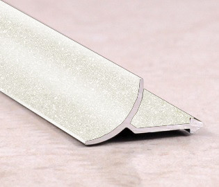 Внутренний профиль для плитки алюминий ПО-В9 бежевый муар  2,7 м