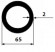 Алюминиевая труба 65х2 мм 3 м