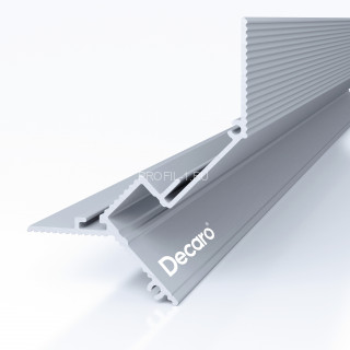 Алюминиевый теневой плинтус потолочный Decaro Engineering D005 под покраску с возможностью LED подсветки 2м Алюминиевый теневой плинтус потолочный Decaro Engineering D005 под покраску с возможностью LED подсветки 2м