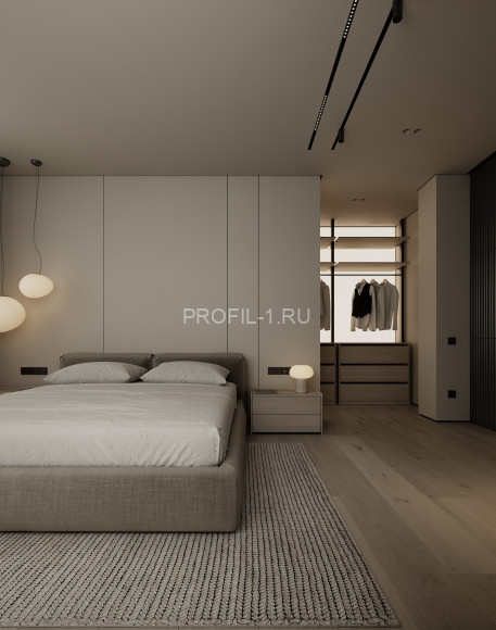 Алюминиевый теневой плинтус потолочный Decaro Engineering D005 под покраску с возможностью LED подсветки 2м Алюминиевый теневой плинтус потолочный Decaro Engineering D005 под покраску с возможностью LED подсветки 2м