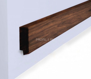Финишный молдинг для панелей Hiwood LF124A BR396K под дерево 42х12 мм 2,7 м Финишный молдинг для панелей Hiwood LF124A BR396K под дерево 42х12 мм 2,7 м