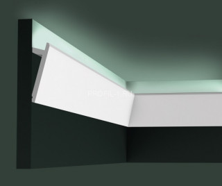 Потолочный плинтус для скрытого освещения Orac Decor Duropolymer SX179 белый полистирол 97х29 мм 2м Потолочный плинтус для скрытого освещения Orac Decor Duropolymer SX179 белый полистирол 97х29 мм 2м