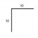 Пластиковый уголок 10х10 Lemal E10 8606 под дерево 2,75 м