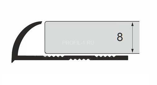 С-профиль из нержавеющей стали 8 мм ПА-8 шлифованный 2,7 м С-профиль из нержавеющей стали 8 мм ПА-8 шлифованный 2,7 м