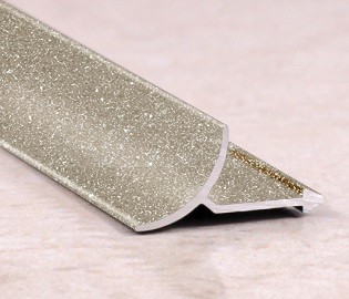 Внутренний профиль для плитки алюминий ПО-В9 серый муар  2,7 м