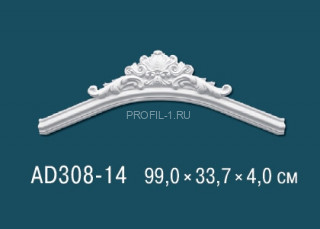 Угловой элемент с орнаментом Перфект AD308-14 990х337 мм