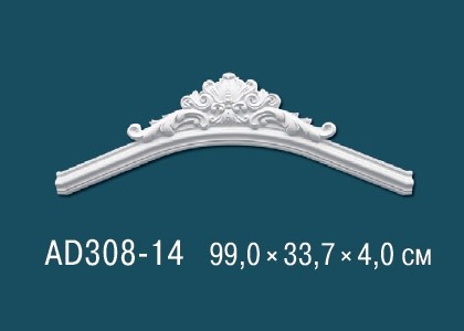 Угловой элемент с орнаментом Перфект AD308-14 990х337 мм