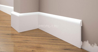 Напольный плинтус 78 мм Cezar Elegance LPC-11 белый 2,44 м Напольный плинтус 78 мм Cezar Elegance LPC-11 белый 2,44 м