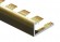 Профиль L-образный гибкий алюминий 8 мм PV04-05 золото блестящее 2,7 м