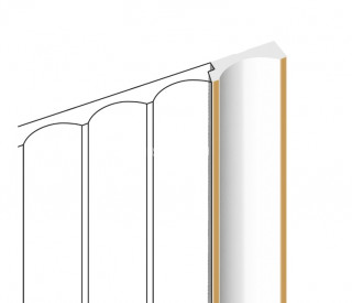 Финишный молдинг HiWood LF139B W41G белый-бежевый 12х34 мм 2,7 м Финишный молдинг HiWood LF139B W41G белый-бежевый 12х34 мм 2,7 м