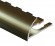 Профиль для плитки С-образный алюминий гибкий 10 мм PV20-17 титан блестящий 2,7 м