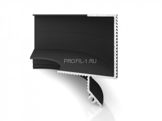 Радиусный элемент D005.2 на внутренний угол R100 мм Decaro D005.2R100inn черный Радиусный элемент D005.2 на внутренний угол R100 мм Decaro D005.2R100inn черный