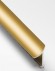 Уголок для плитки внутренний универсальный алюминий 10 мм PV30-05 золото блестящее 2,7 м