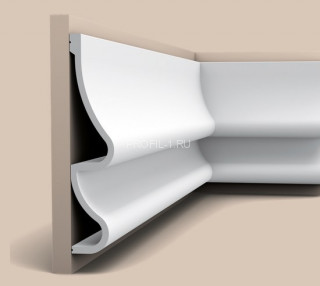 Молдинг Orac Decor Purotouch P3071 белый полиуретан 372х76 мм 2м Молдинг Orac Decor Purotouch P3071 белый полиуретан 372х76 мм 2м