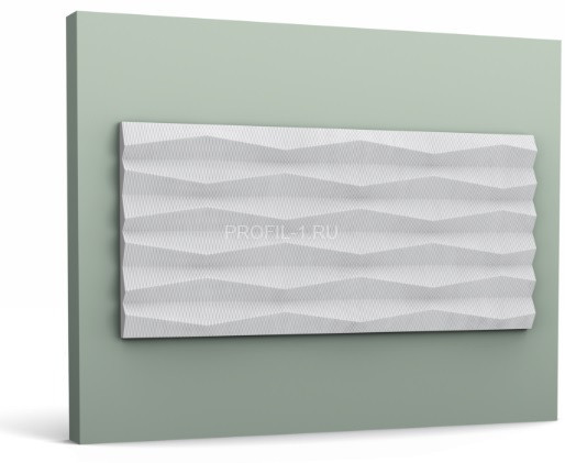 Декоративная стеновая панель 3D Orac Decor W112 белая полиуретан 250х20 мм 2м