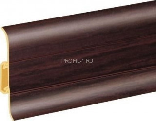 Плинтус ПВХ 59 мм Cezar Premium 109 дерево 2,5 м Плинтус ПВХ 59 мм Cezar Premium 109 дерево 2,5 м