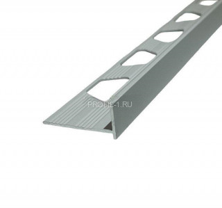 Алюминиевый L-профиль 12 мм ПО-203 серебро матовое 2.7 м Алюминиевый L-профиль 12 мм ПО-203 серебро матовое 2.7 м