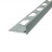 Алюминиевый L-профиль 12 мм ПО-203 серебро матовое 2.7 м